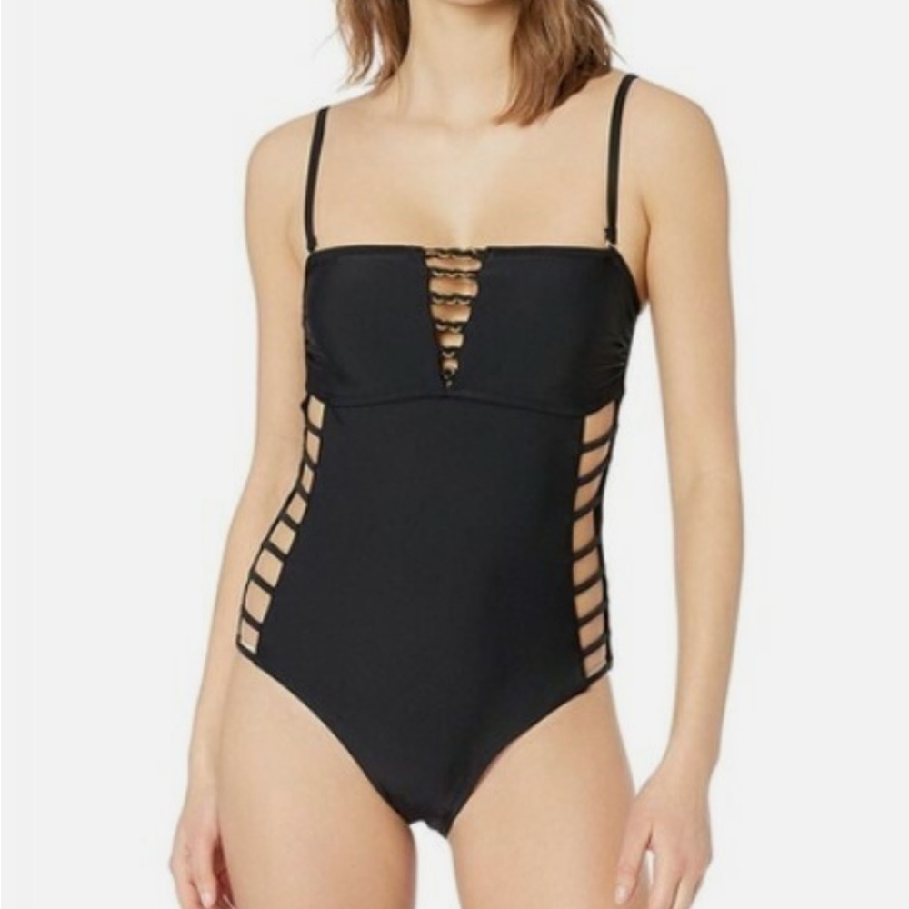 Chic Black Women's One-Piece Swimsuit